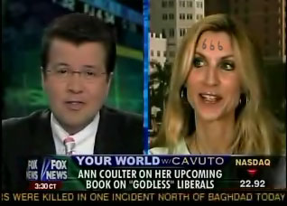 Ann Coulter 666 on Godless Liberals