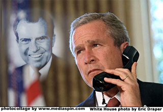 Presidents Nixon and Bush